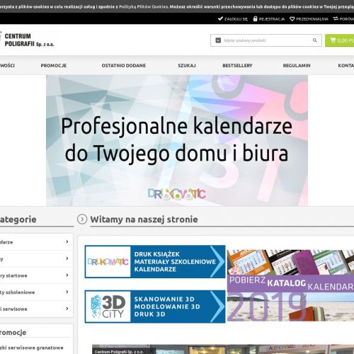 Warszawa - planer ścienny roczny