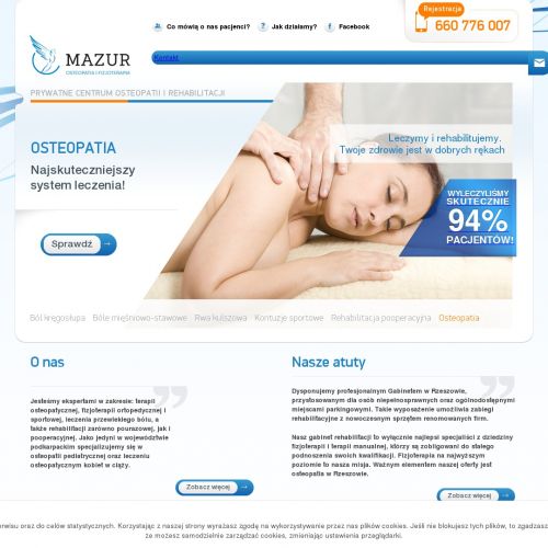 Gabinet fizjoterapii - Rzeszów