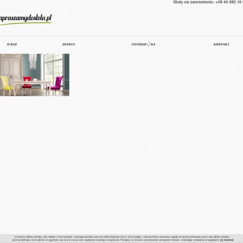 Stoły na zamówienie do jadalni w Warszawie