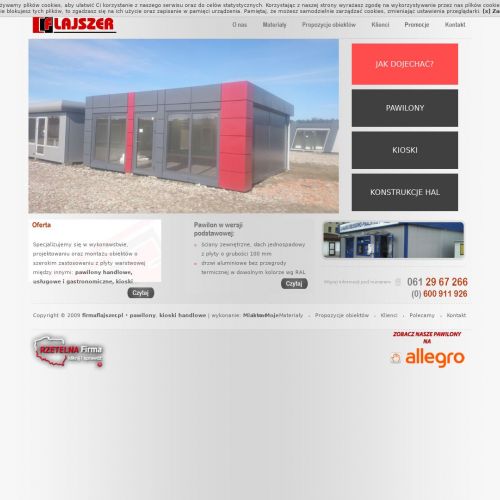 Pawilon z płyty warstwowej - Oborniki