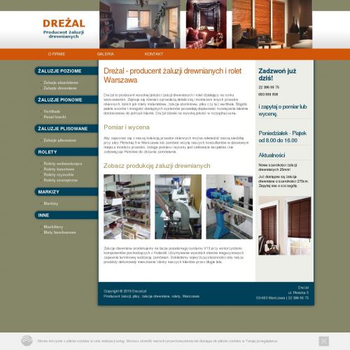 Warszawa - plisy marki