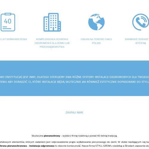 Montaż instalacji odgromowej - Opole