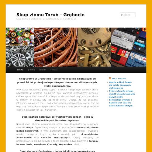 Skup aluminium puszki w Chełmży