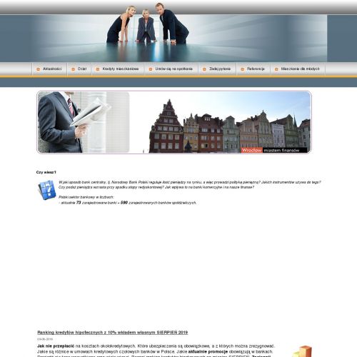 Pożyczka hipoteczna - Wrocław