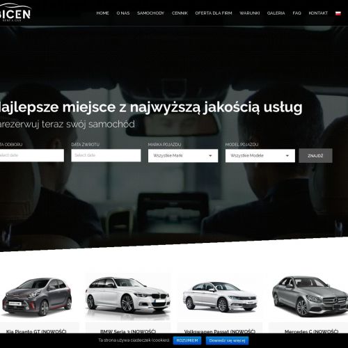 Wypożyczalnia samochodów nowych - Warszawa