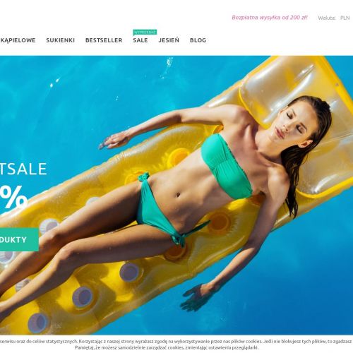 Poznań - kostium kąpielowe jednoczęściowy