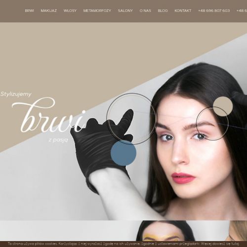 Nakładanie henny na brwi - Piaseczno