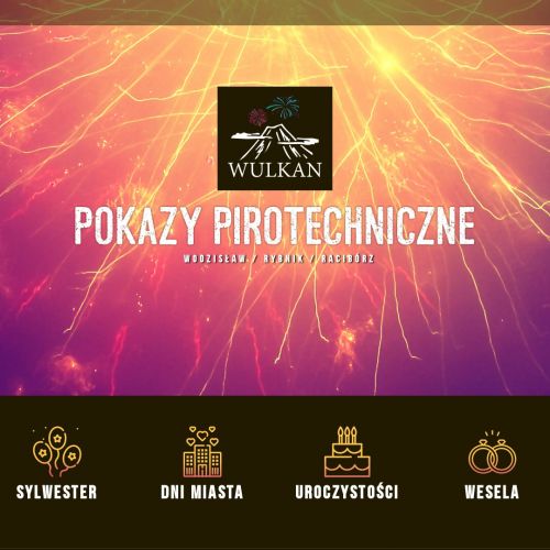 Rybnik - pokazy pirotechniczne