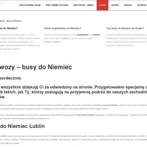 Przewozy polska niemcy - Bełchatów