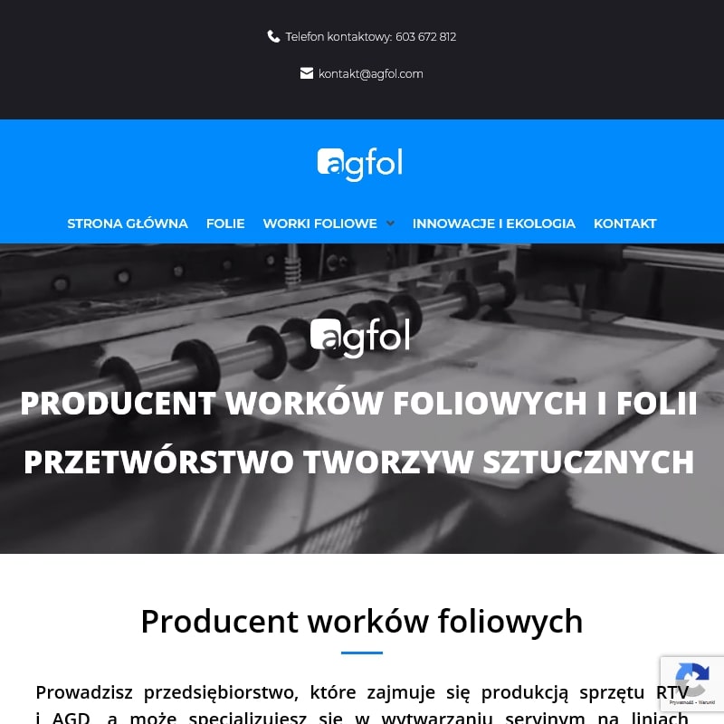 Producent folii polietylenowej
