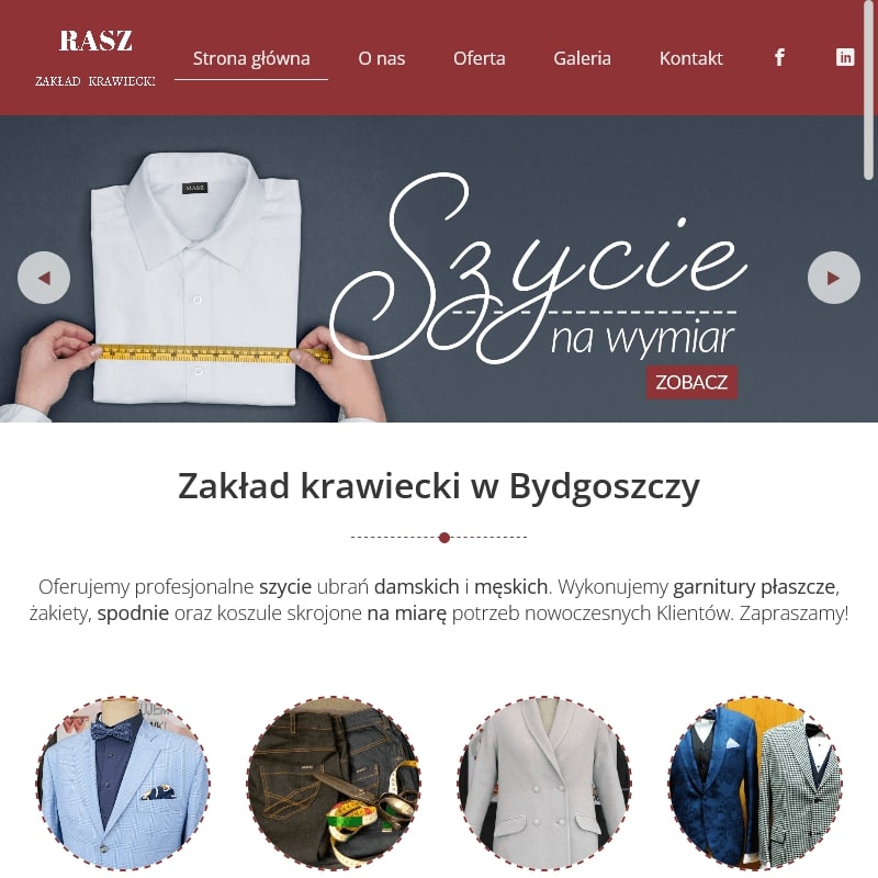 Usługi krawieckie - Bydgoszcz
