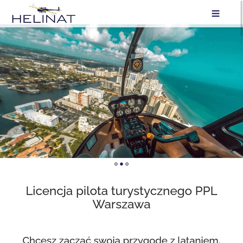 Warszawa - kurs pilotażu helikoptera cena