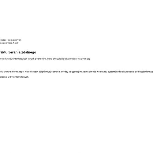 Biuro rachunkowe Brzesko