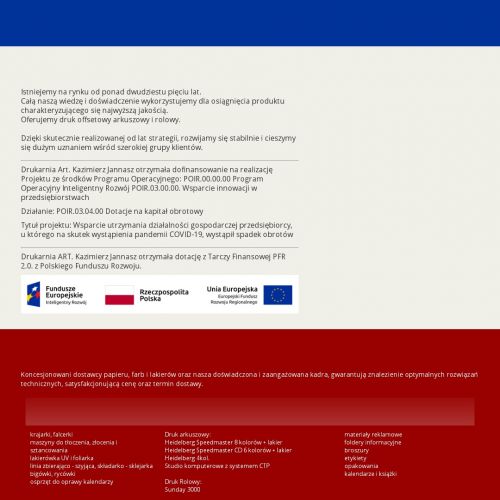 Warszawa - druk kalendarzy