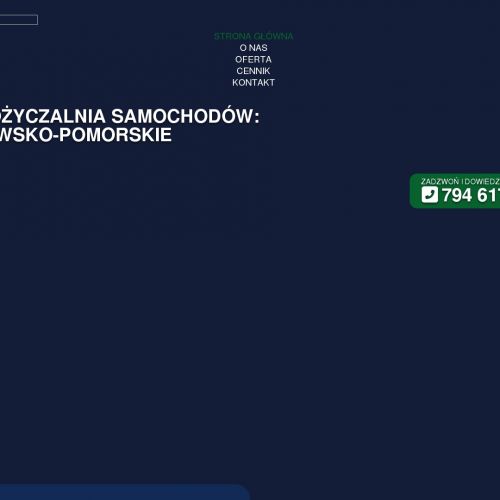 Wynajem samochodów lotnisko - Gdańsk