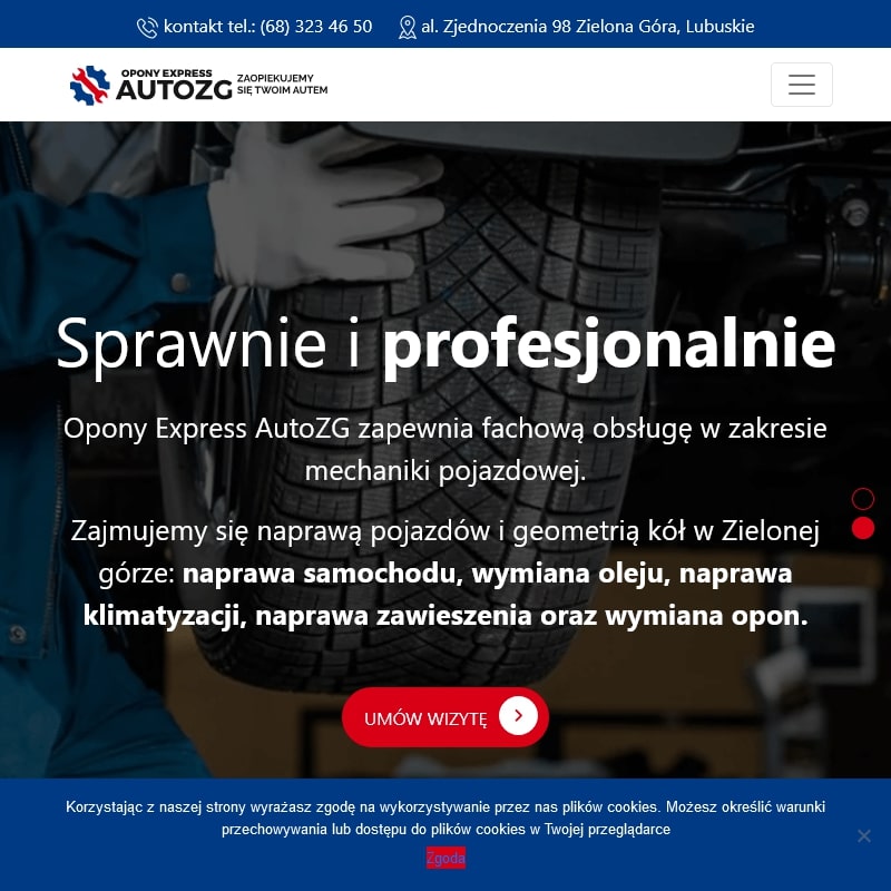 Zielona Góra - nabijanie klimatyzacji samochodowej