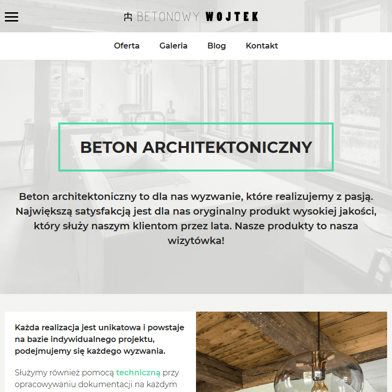 Beton architektoniczny łazienka w Szczecinie