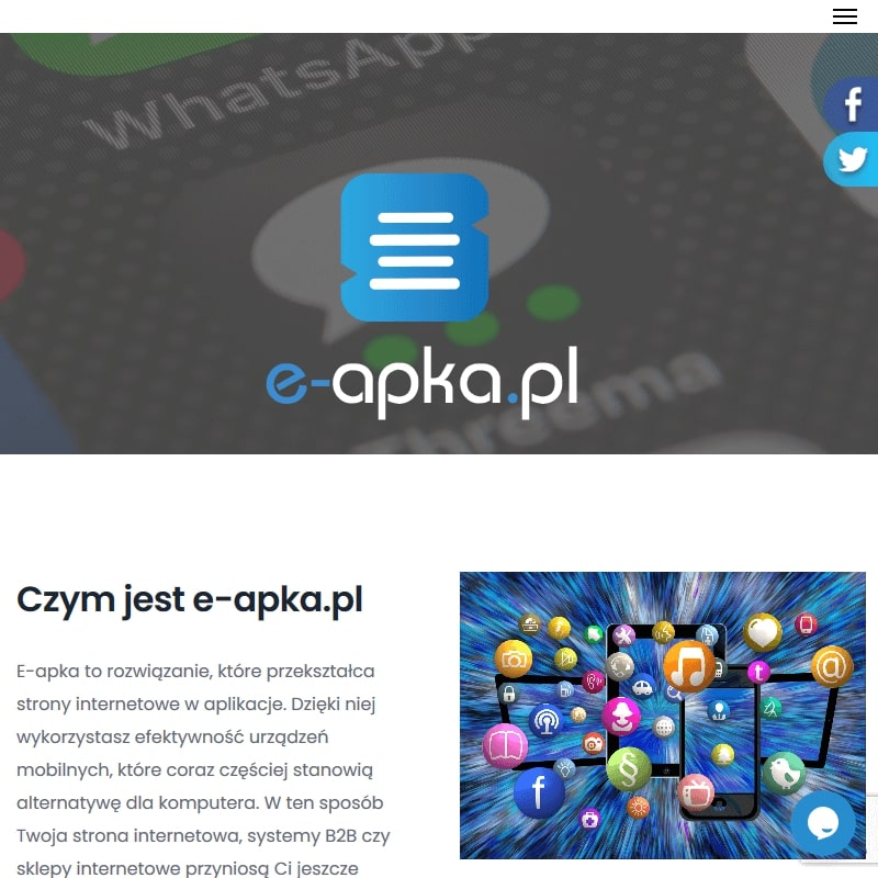 Budowa aplikacji na android dla stron