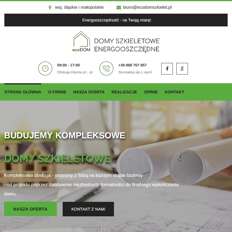 Domy szkieletowe stan deweloperski śląsk - Oświęcim