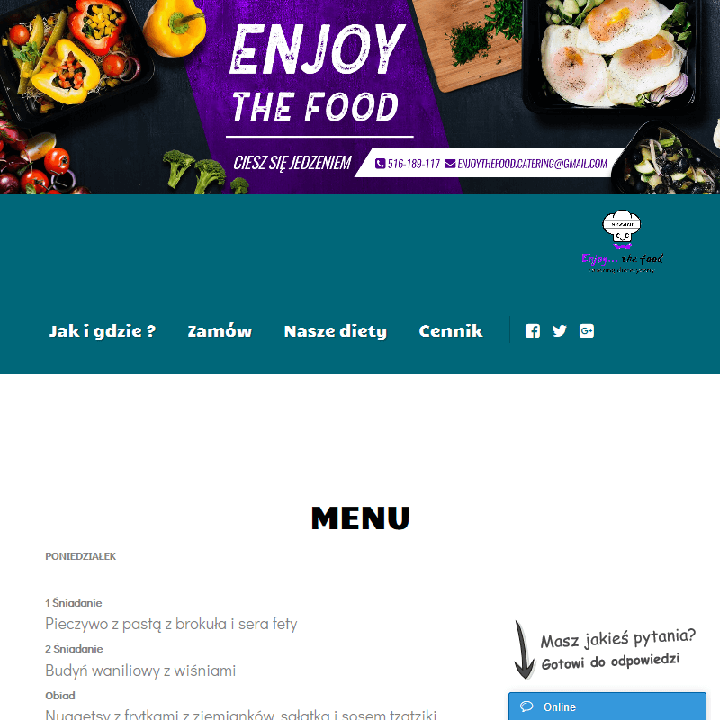 Puszczykowo - dieta 1500 kalorii