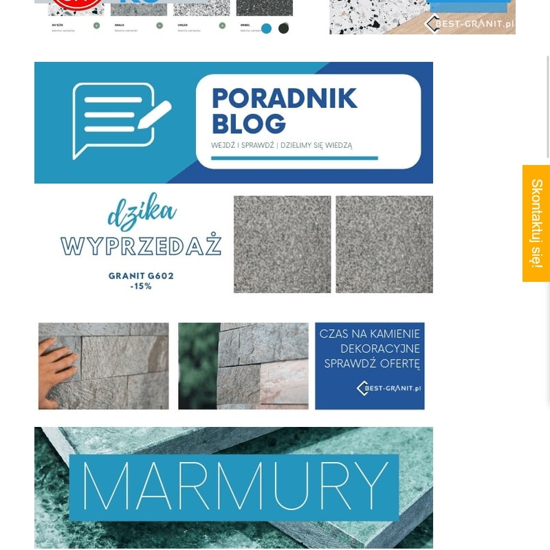 Poznań - płytka marmurowa