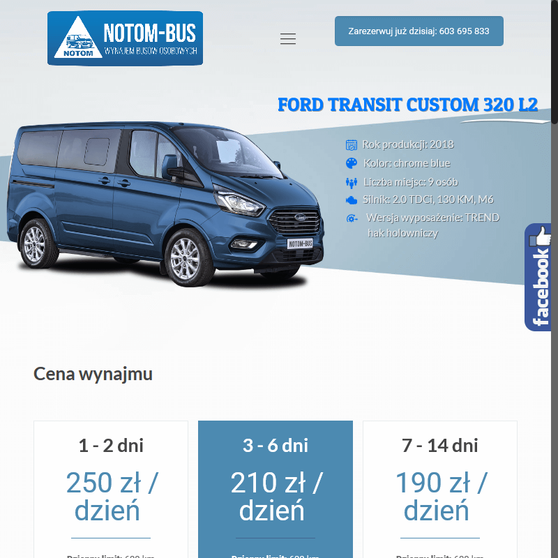 Rawicz - wynajęcie busa 9 osobowego