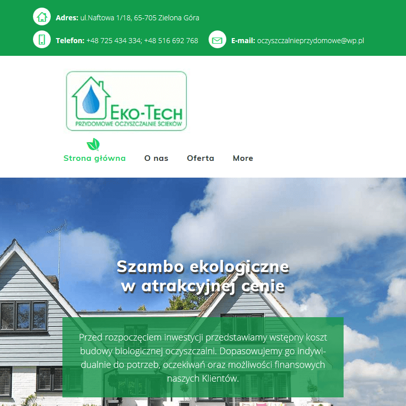 Montaż szamba biologicznego