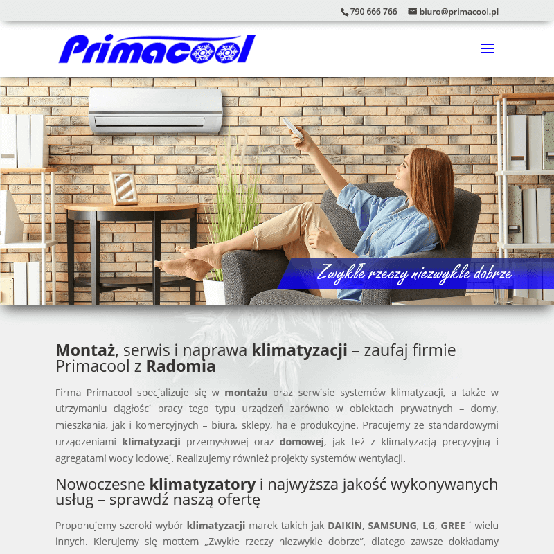 Klimatyzacja domowa Radom