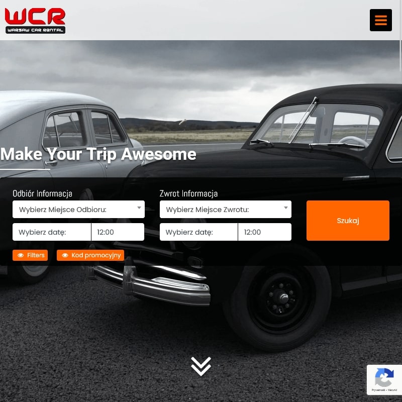 Tani wynajem auta - Warszawa